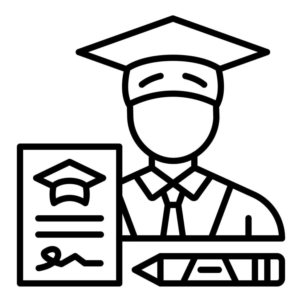 Class Registration Icon Style vector