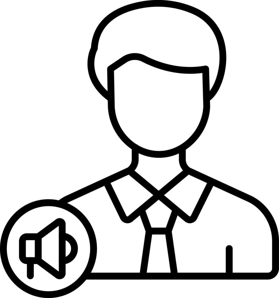 Content Marketer Icon Style vector