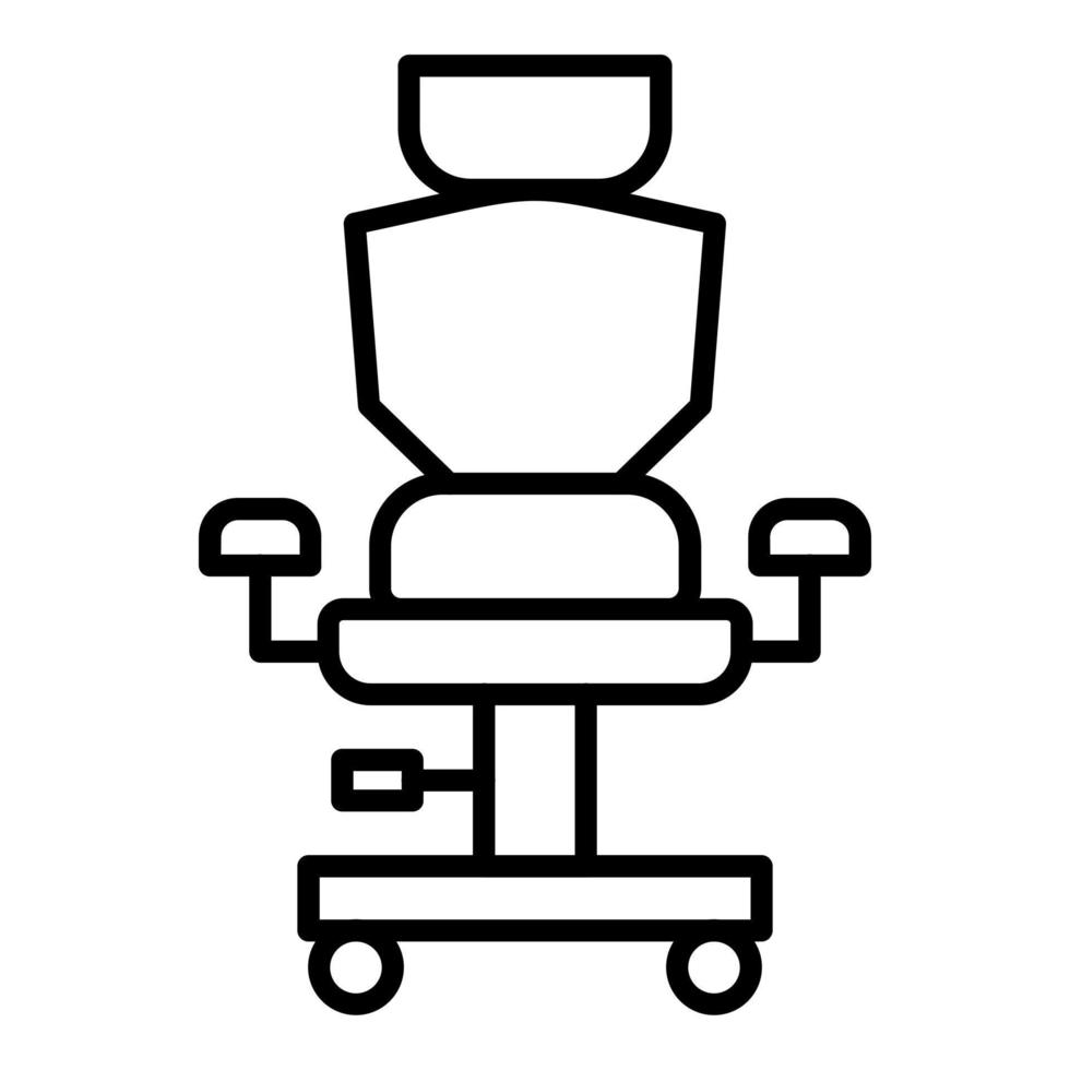 Gaming Chair Icon Style vector