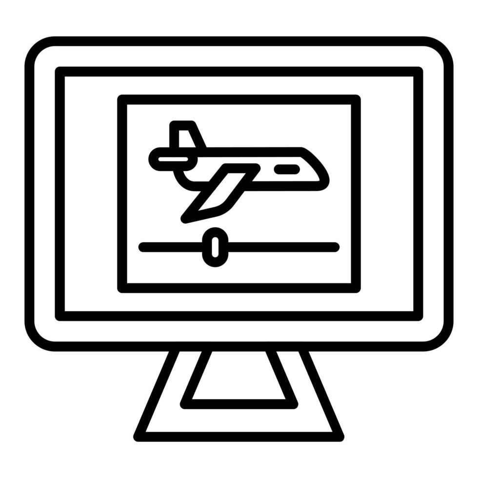 Travel Vlog Icon Style vector