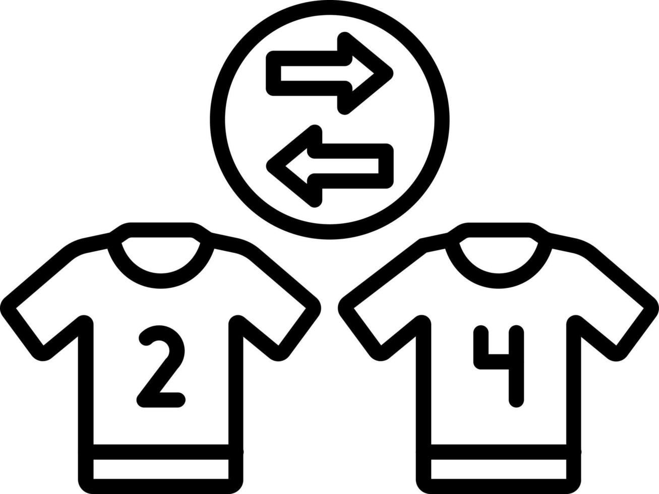 Swap Icon Style vector