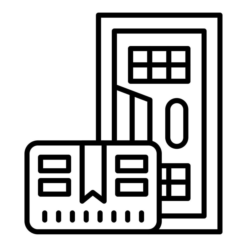 Contactless Services Icon Style vector