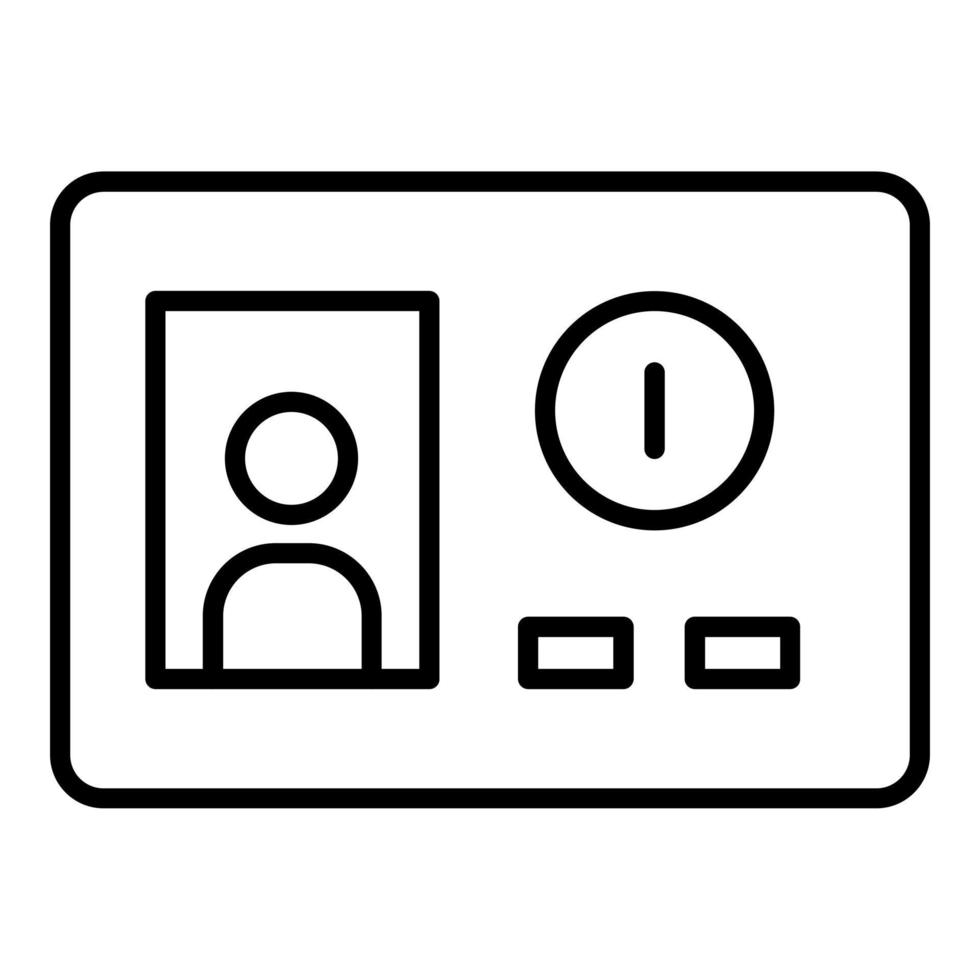 Intercom Icon Style vector