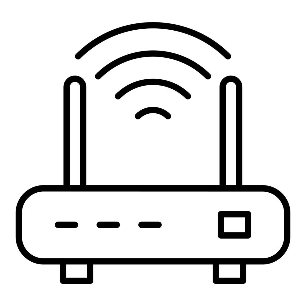 Wifi Router Icon Style vector