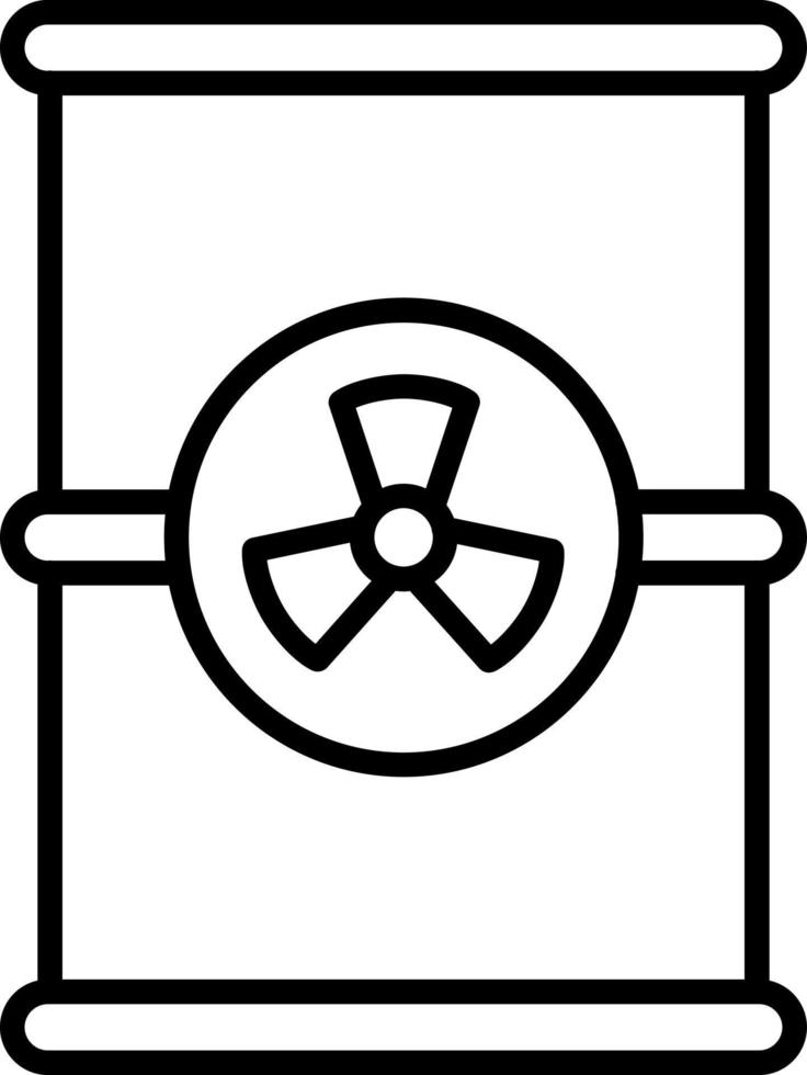 Toxic Waste Icon Style vector