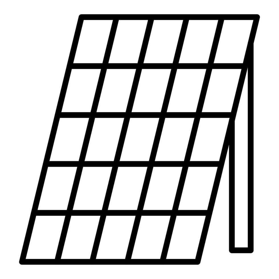 Solar Panel Icon Style vector
