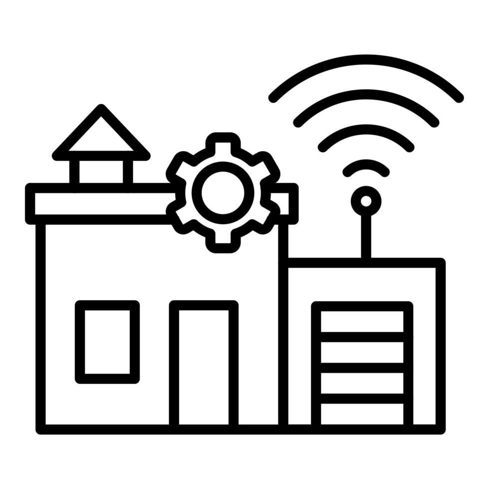 Home Automation Icon Style vector