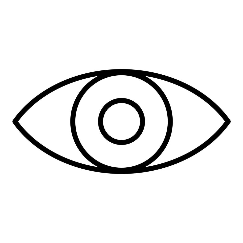Vision Icon Style vector