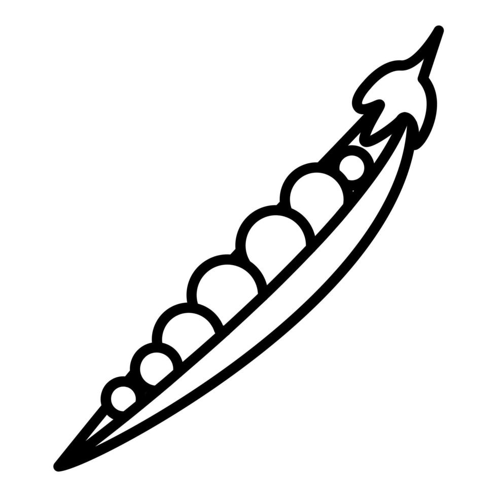 Peas Icon Style vector