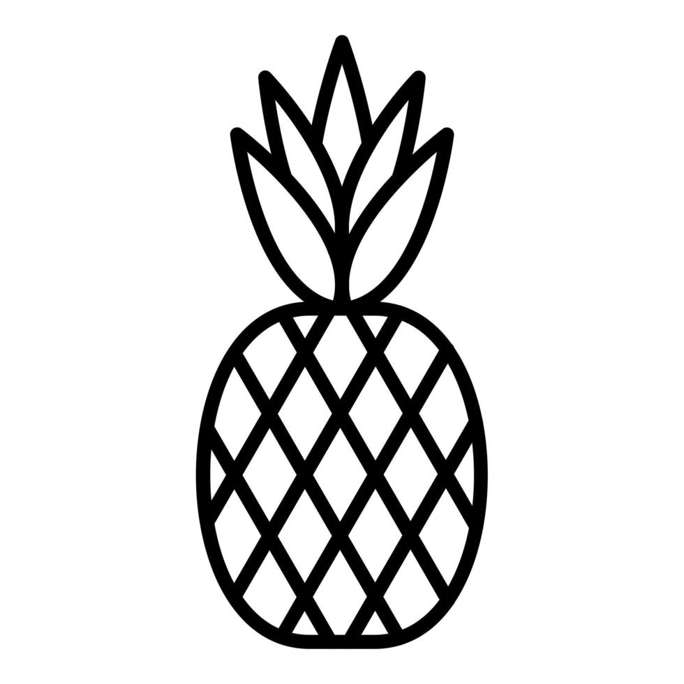 Pineapple Icon Style vector