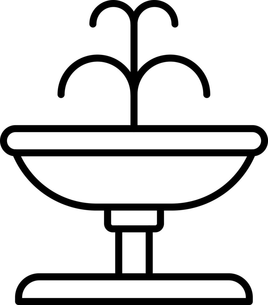 Fountain Icon Style vector