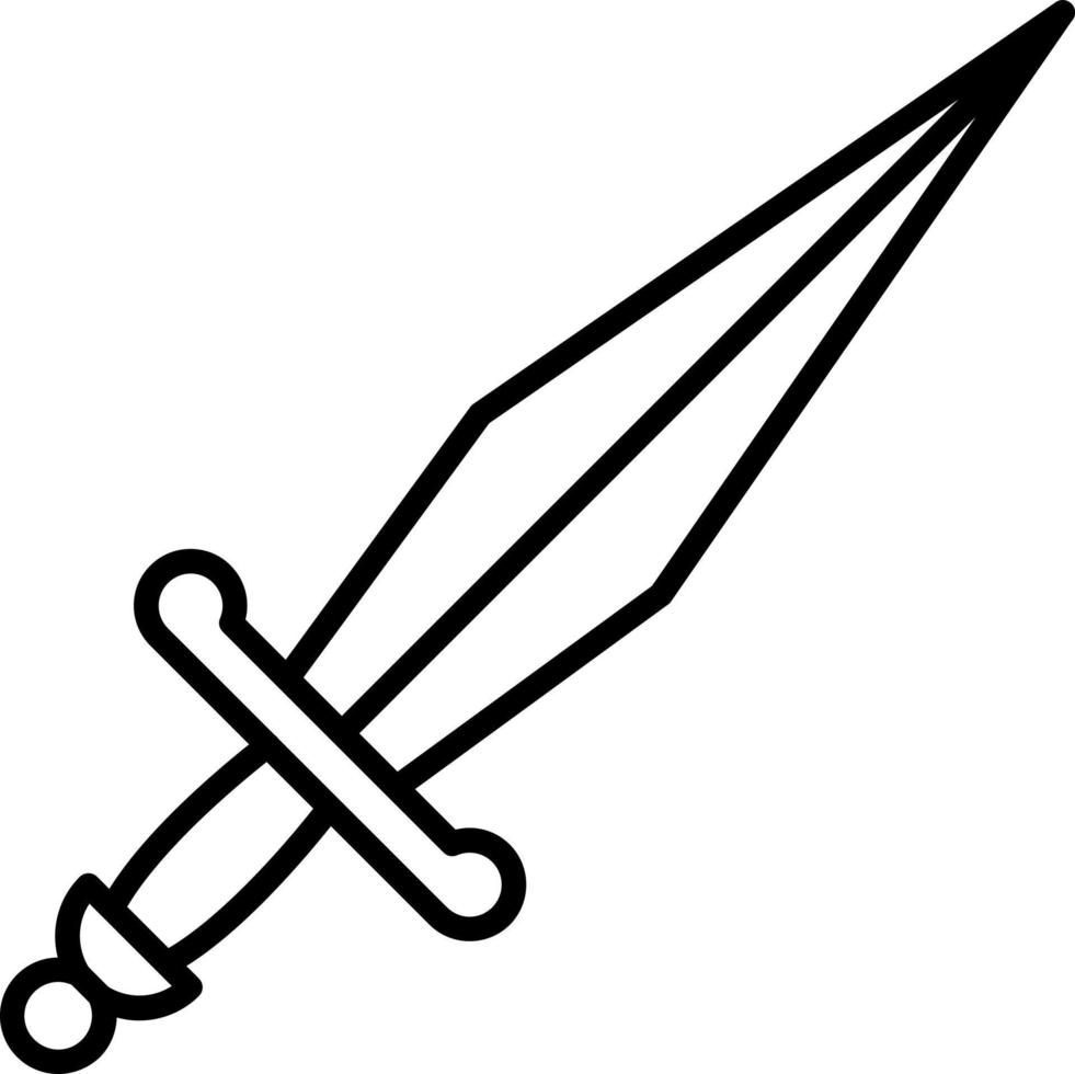 Dagger Icon Style vector