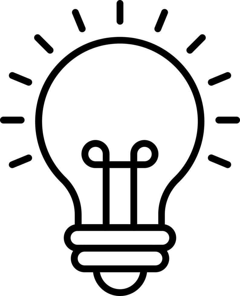 Light Bulb Icon Style vector