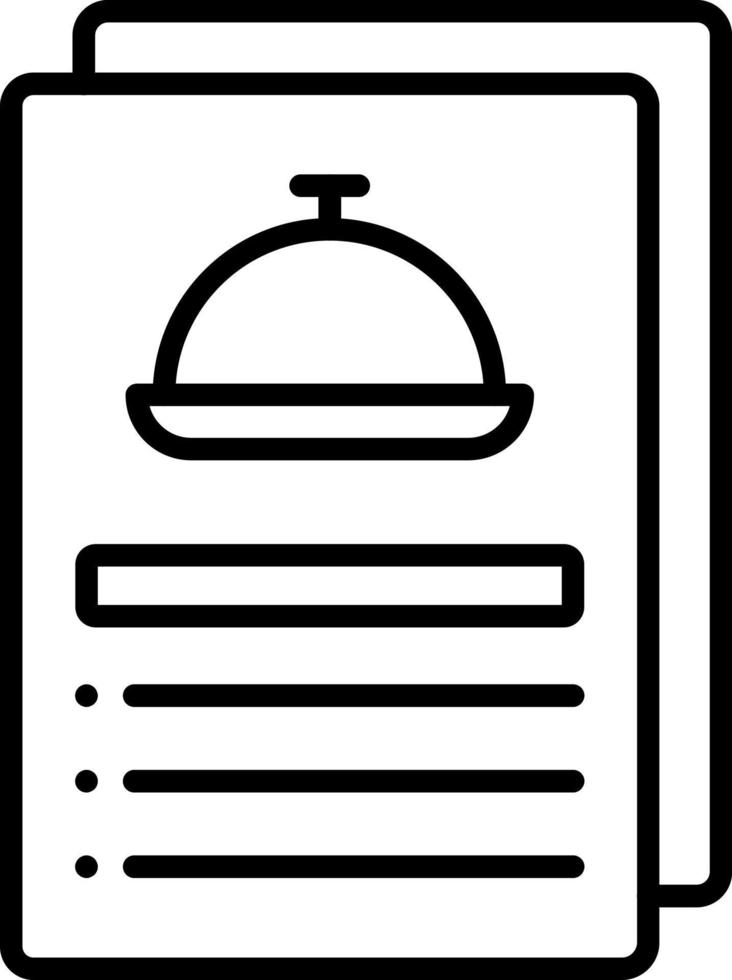 Complimentary Meal Icon Style vector