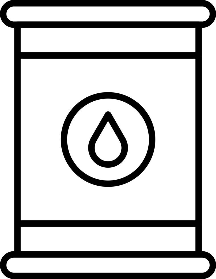 Oil Barrell Icon Style vector