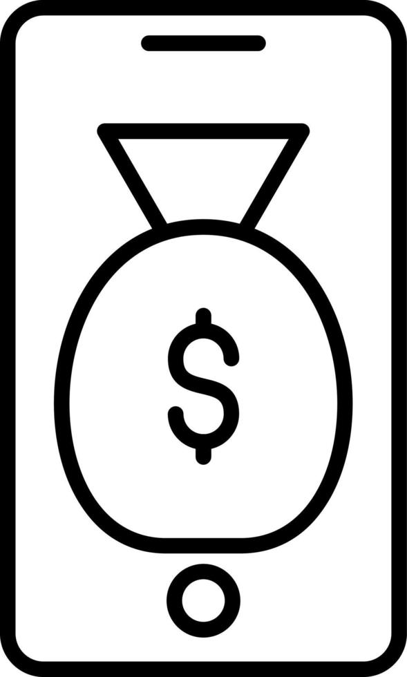 Online Investment Icon Style vector