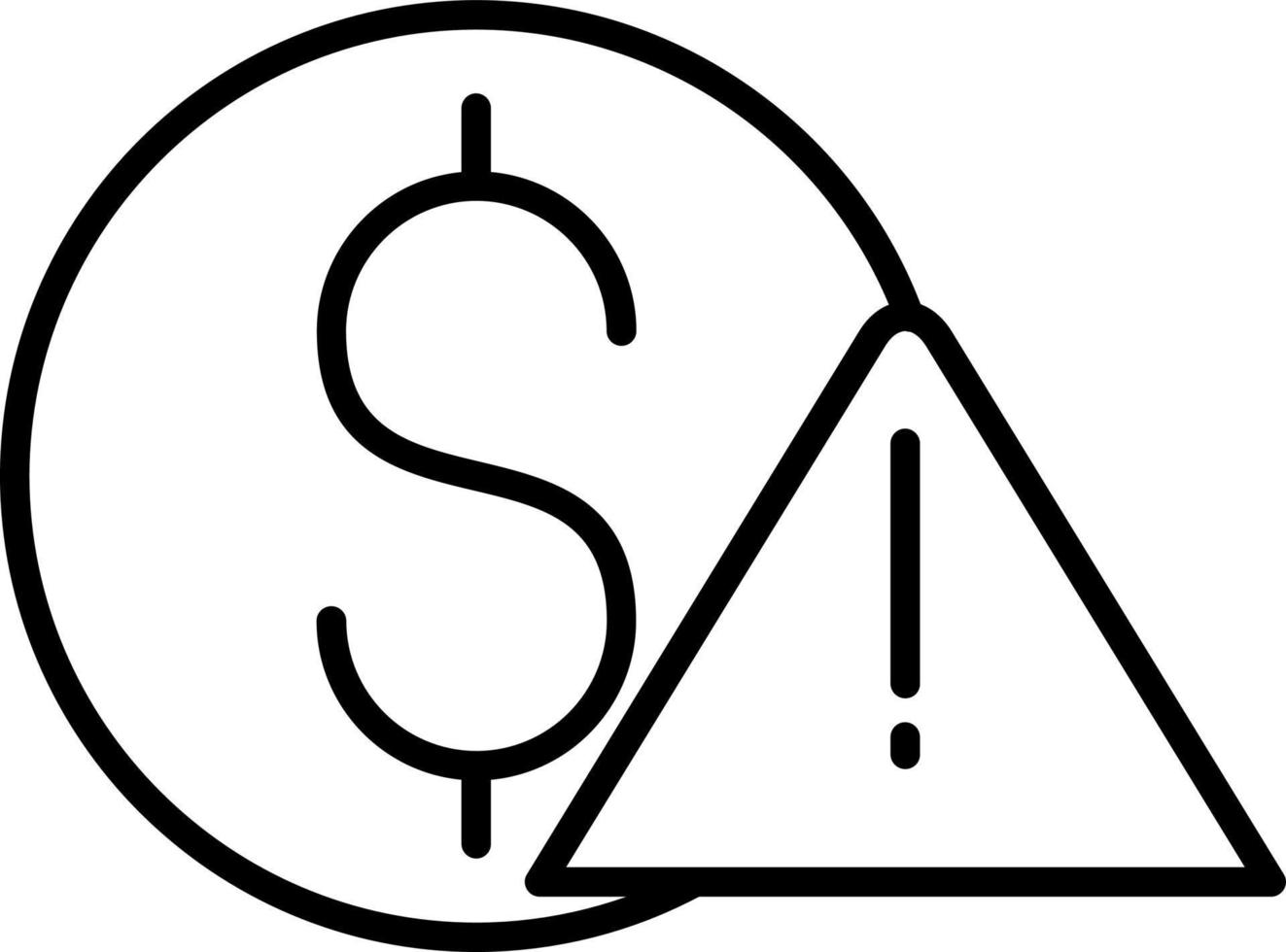 Risk Icon Style vector