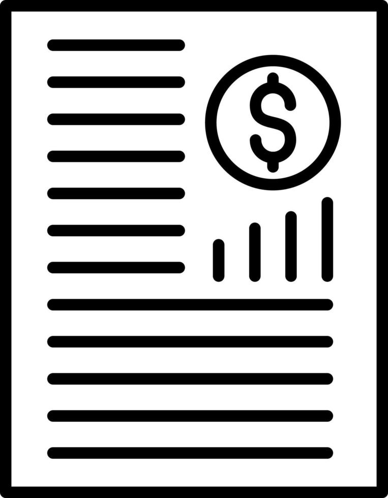 Income Statement Icon Style vector