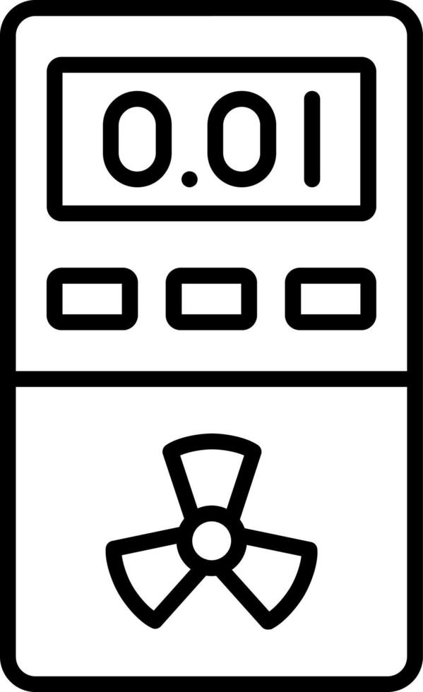 Dosimeter Icon Style vector