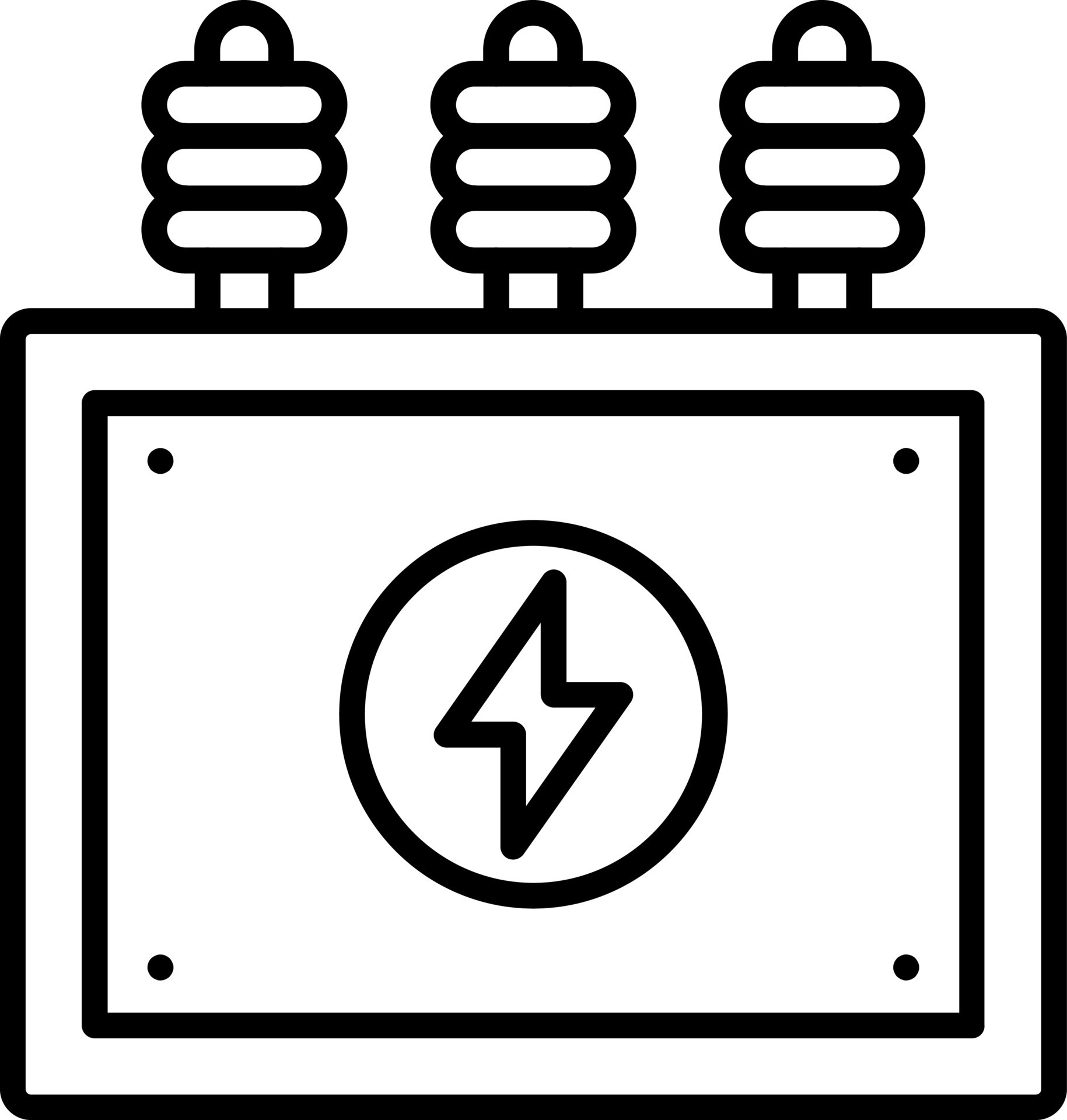 Power Transformer Icon Style 20879467 Vector Art at Vecteezy
