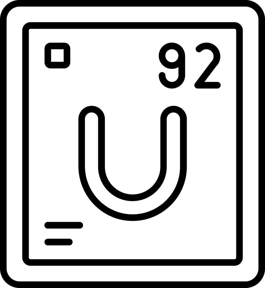 Uranium Icon Style vector