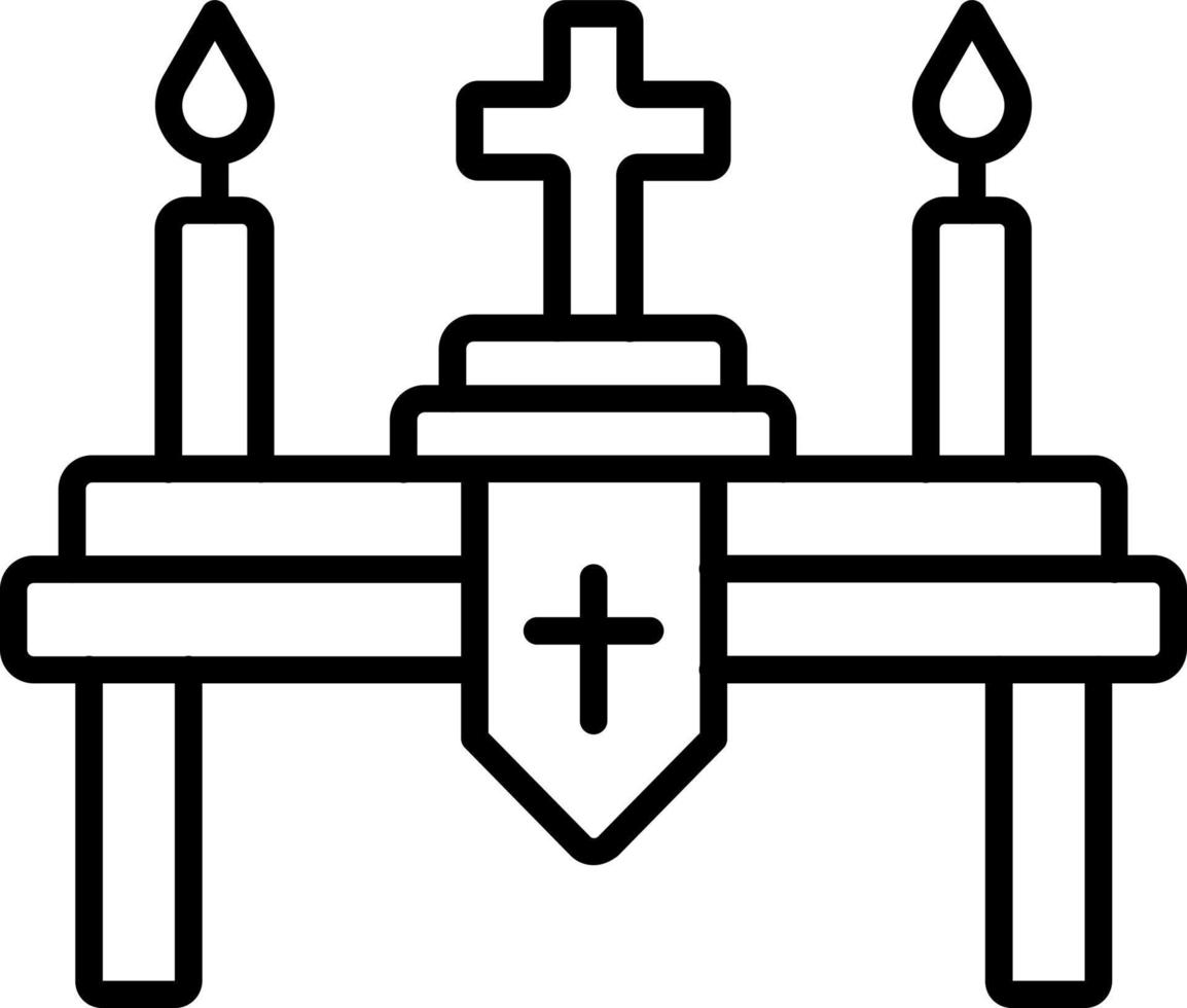 Altar Icon Style vector