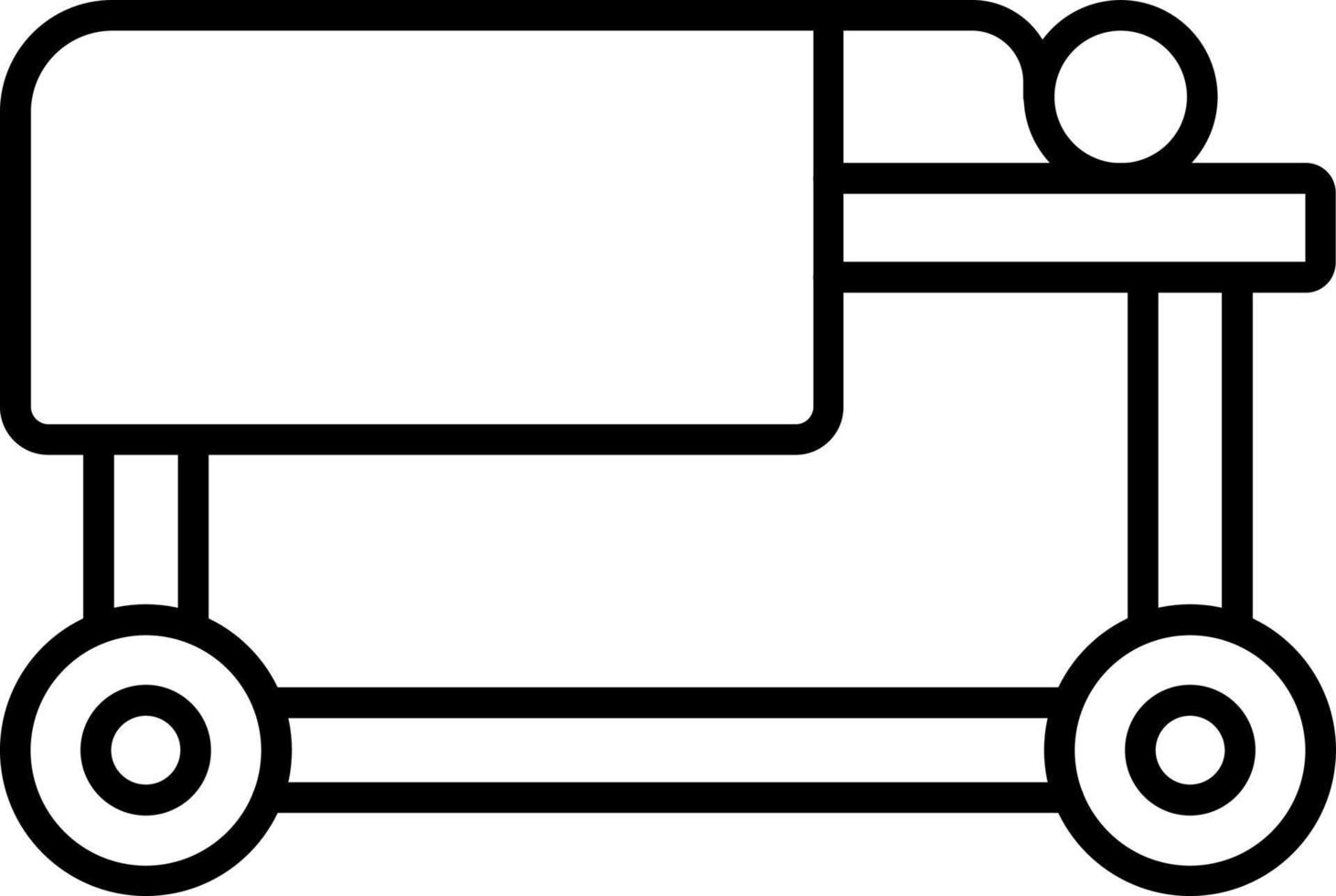 Dead Body Icon Style vector