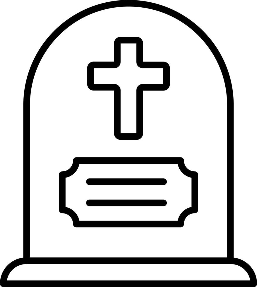 Gravestone Icon Style vector