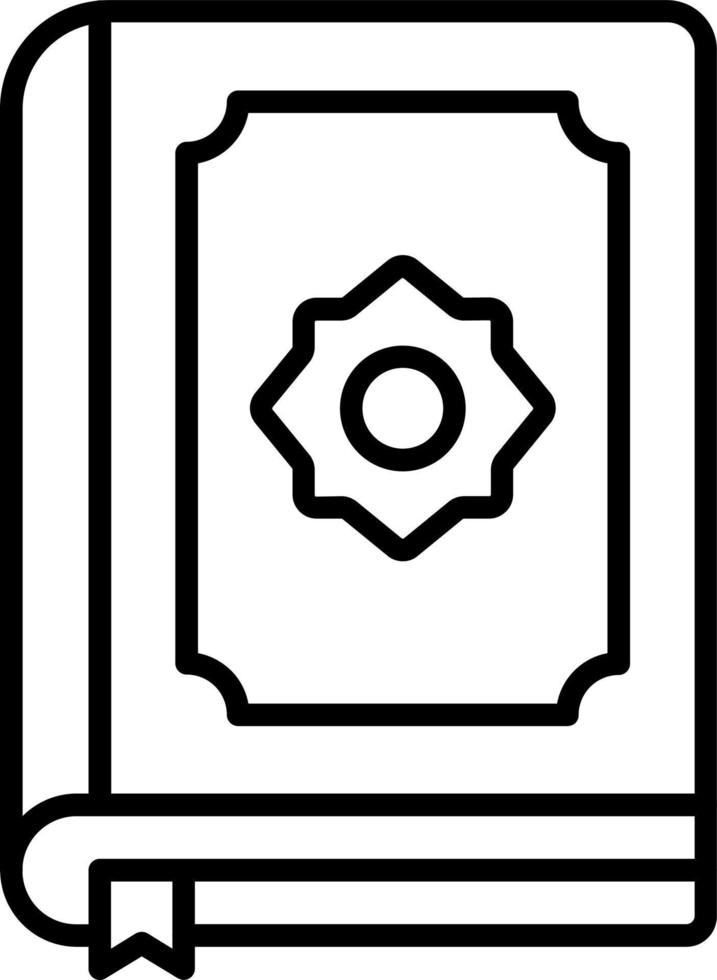 Quran Icon Style vector