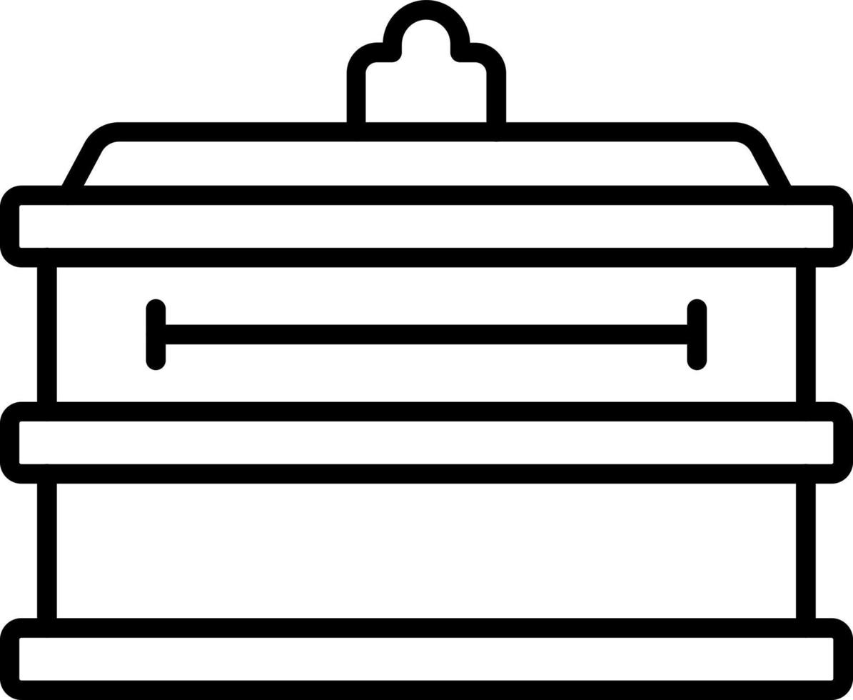 People Coffin Icon Style vector