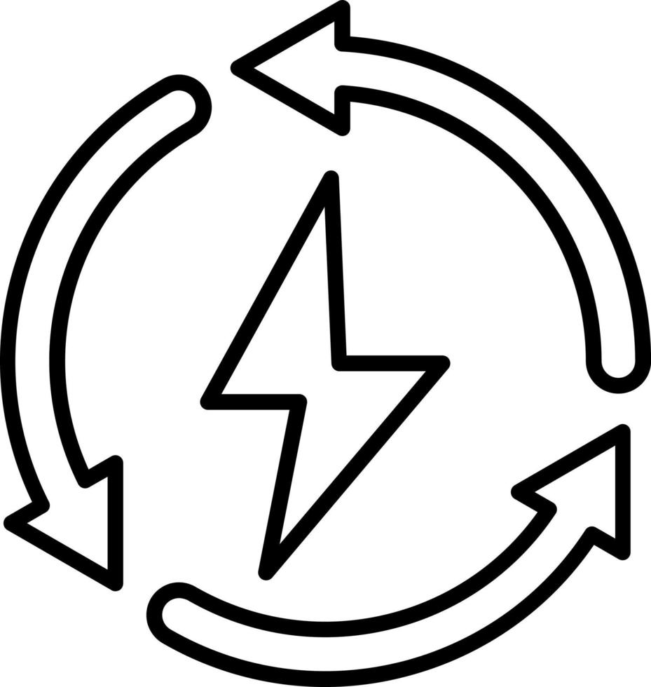 Energy Saving Icon Style vector
