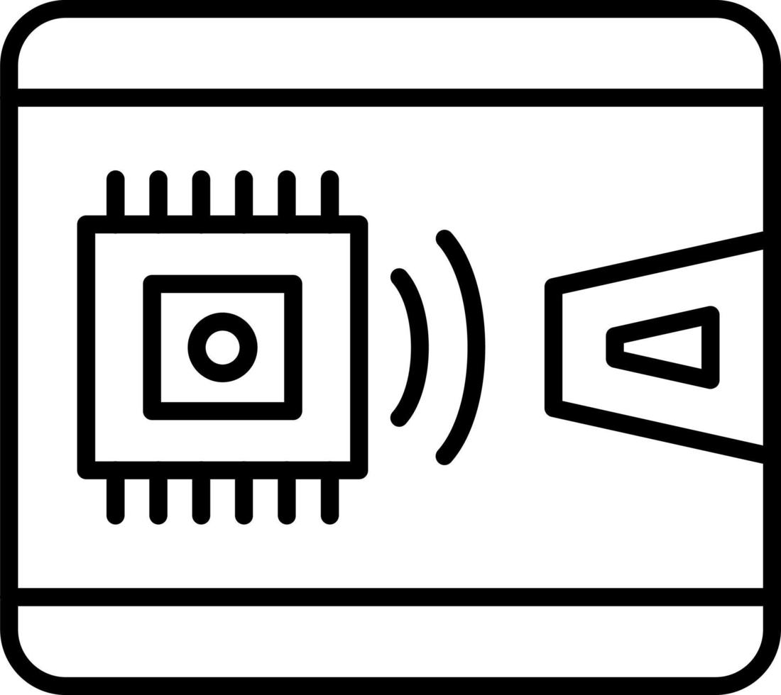 electrónico billetera icono estilo vector