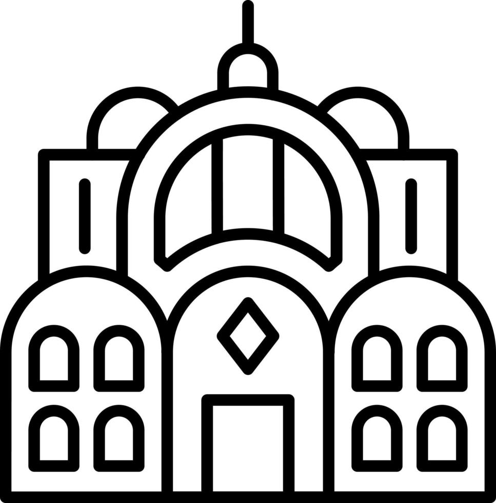 Desert Palace Icon Style vector