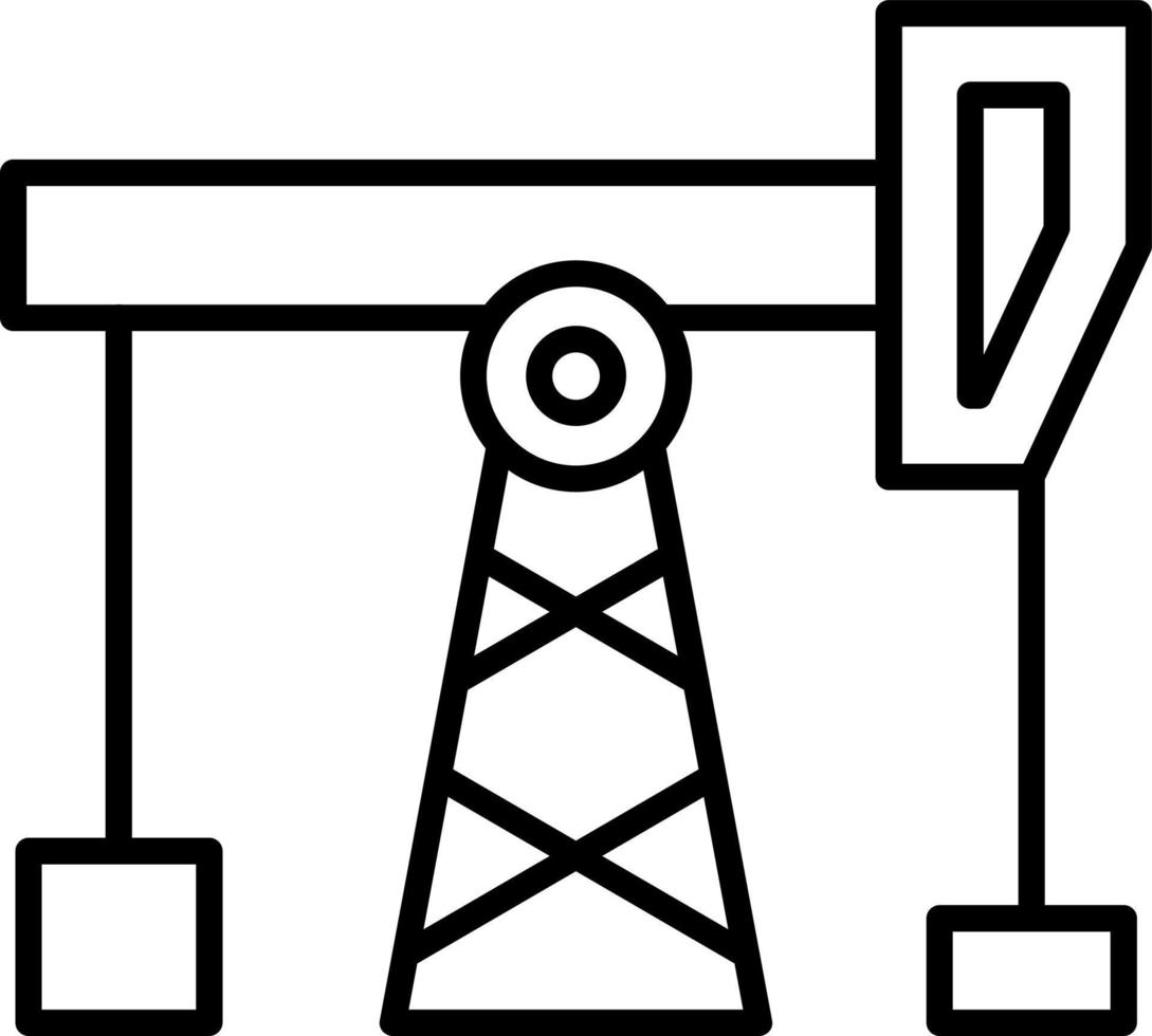 Oil Pump Icon Style vector