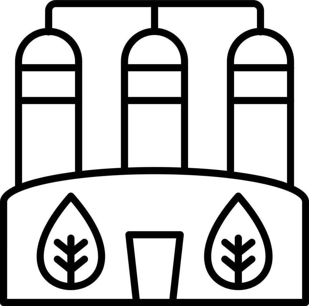 Biogas Icon Style vector