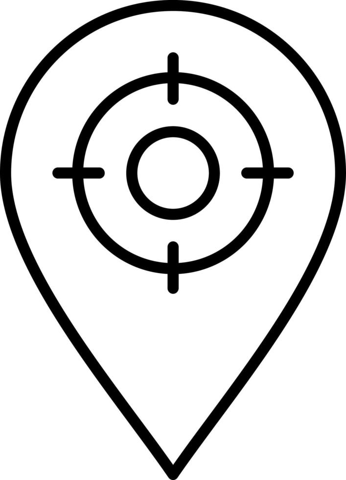 Geotargeting Icon Style vector
