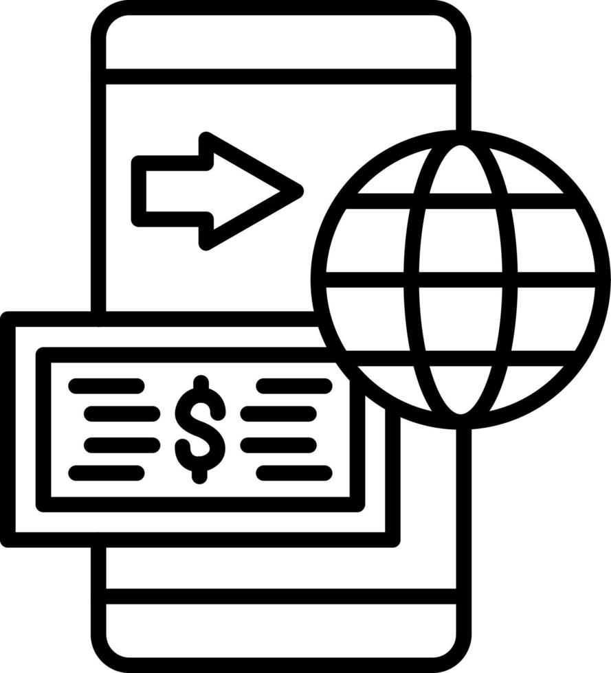 Remittance Icon Style vector