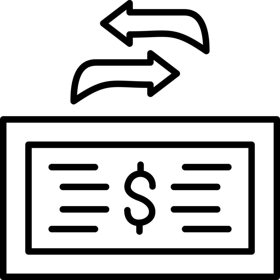 Transfer Amount Icon Style vector