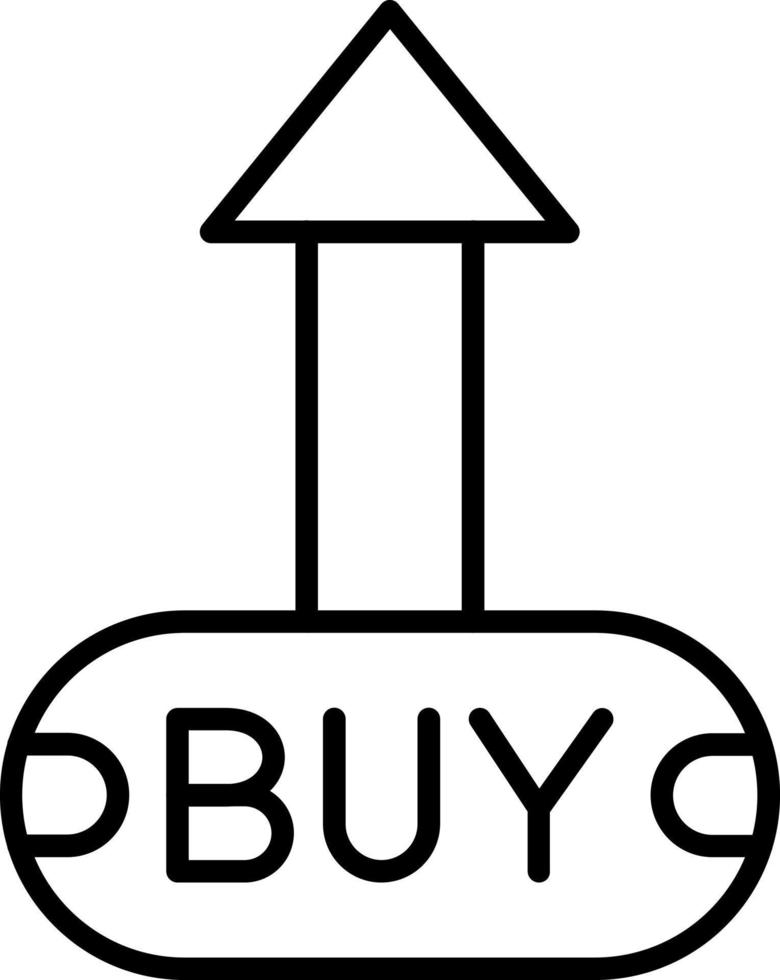 Buy Stocks Icon Style vector