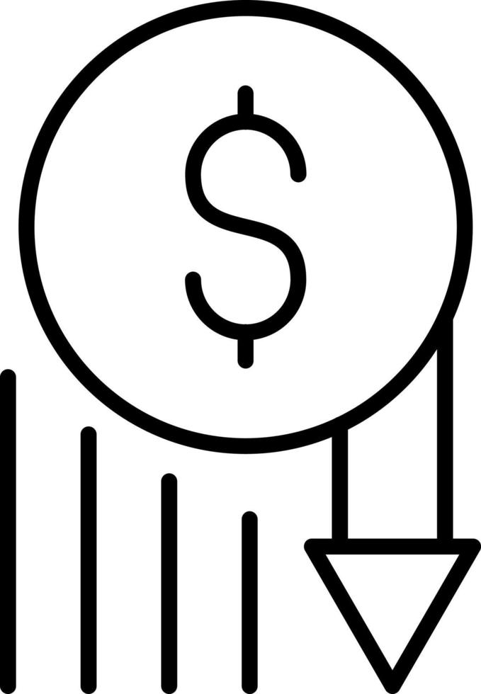 Return On Investment Icon Style vector