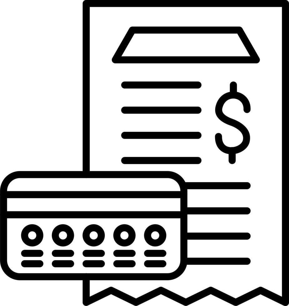 Bill Payment Icon Style vector