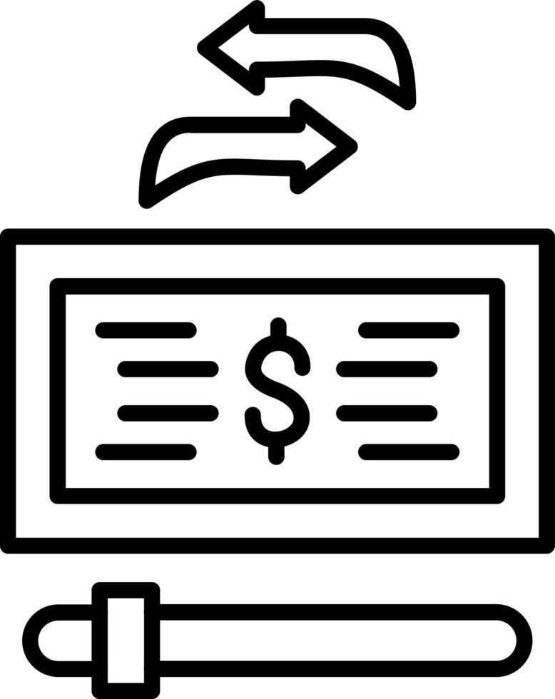 Minimum Transaction Amount Icon Style vector