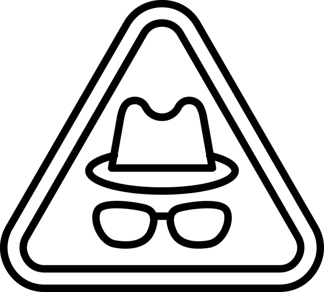 Fraud Alert Icon Style vector