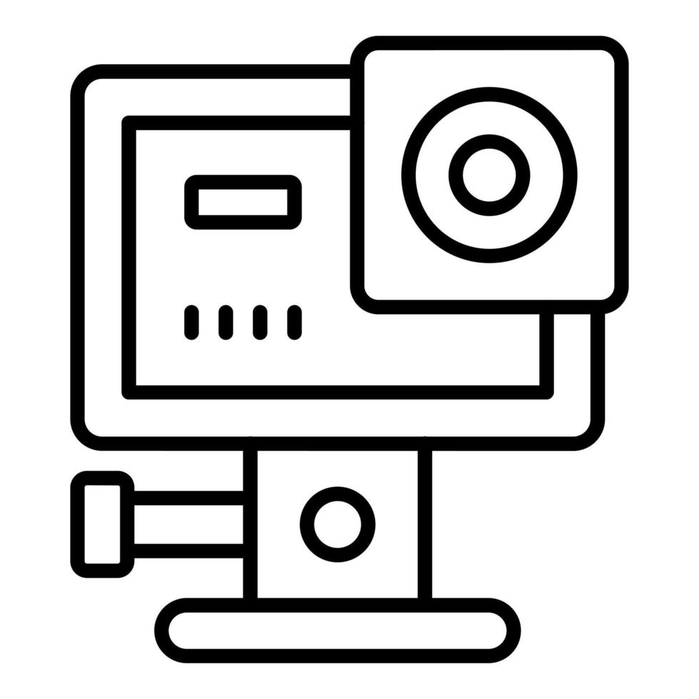 Action Camera Icon Style vector