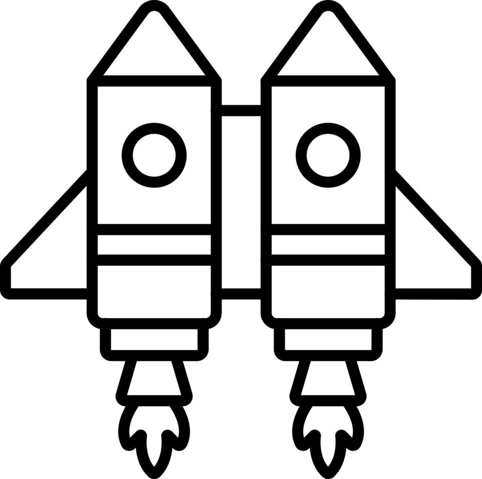Jetpack Icon Style vector