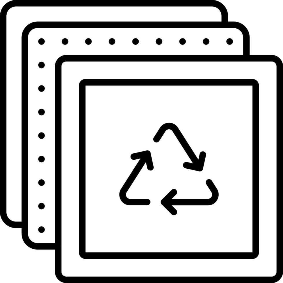 Fabric Recycle Icon Style vector