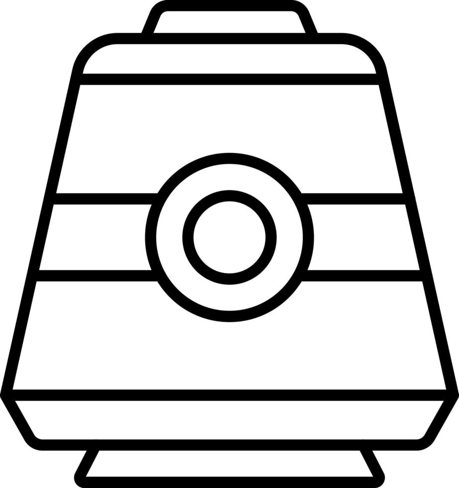 Space Capsule Icon Style vector