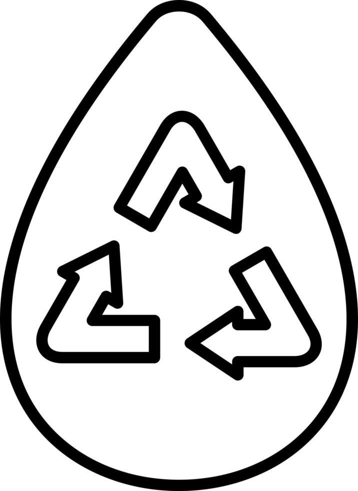 Save Water Icon Style vector