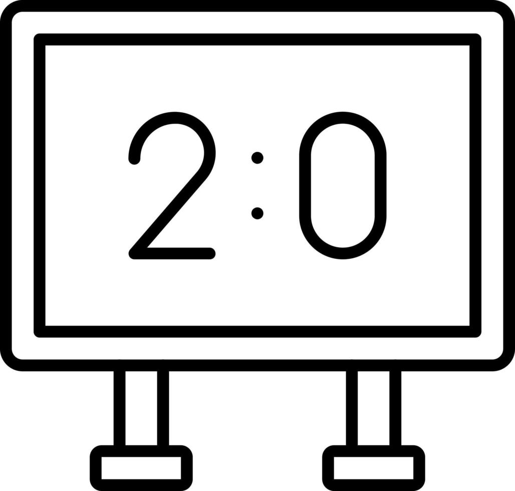 Scoreboard Icon Style vector