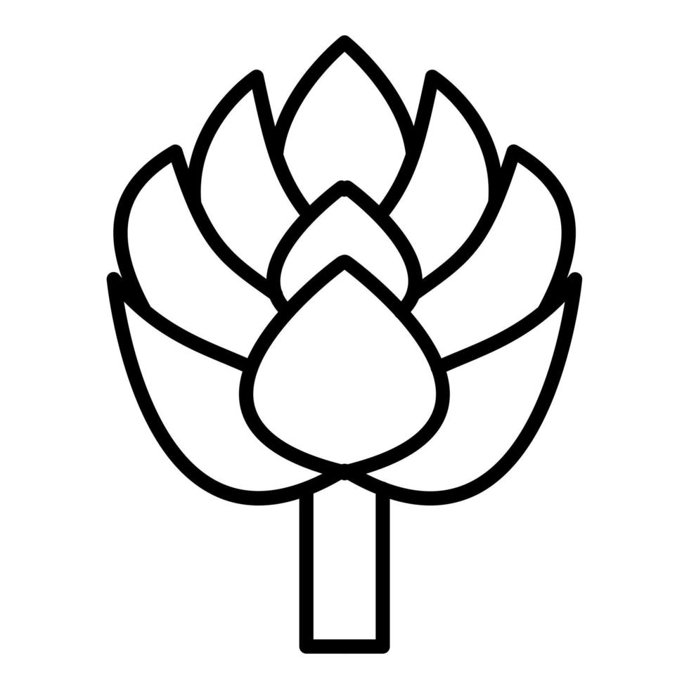 Artichoke Icon Style vector